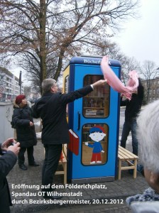 Eröffnung durch Bezirksbürgermeister Helmut Kleemann am 20.12.2012