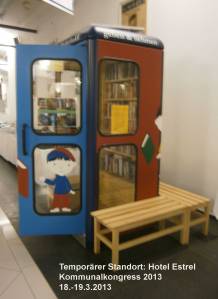 BücherboXX aus Spandau zu Gast im Hotel Estrel, Berlin-Neukölln, bei Kommunalkongress 2013