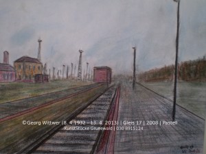 © Georg Wittwer (1932-2013) Gleis 17 Pastell 2008