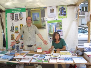 Stand auf dem Mierendorff-Fest 2015