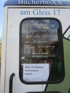 Abstand mit Anstand. BücherboXX in Coronazeiten